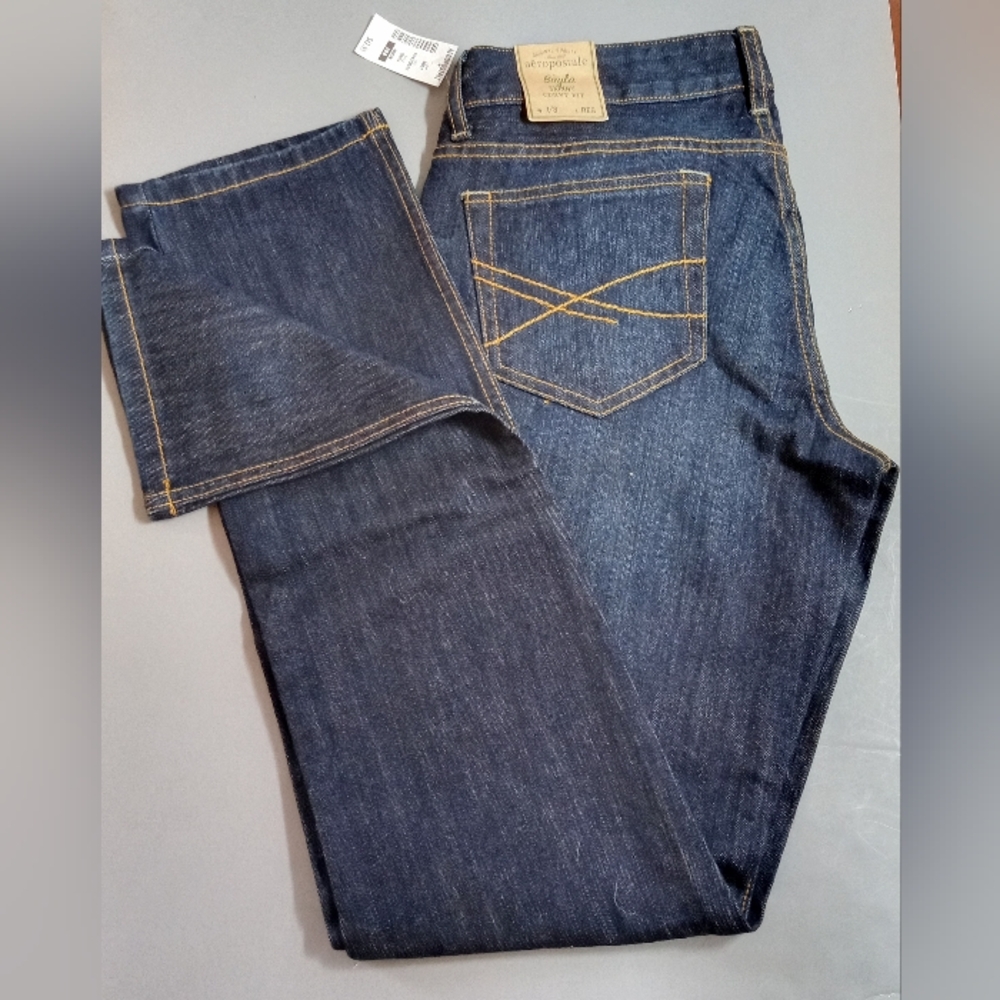 Aeropostale Dark Blue Bayla Skinny Curvy Juniors Size 7/8 NWT